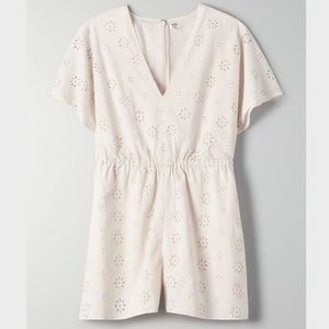 New Aritzia Sunday Best Kensley Eyelet Romper